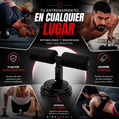 Soporte para abdominales con ventosa